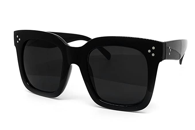O2 Eyewear 1762 Premium Oversize XXL Women Men Mirror Havana Tilda Shadow Style Fashion Sunglasse... | Amazon (US)