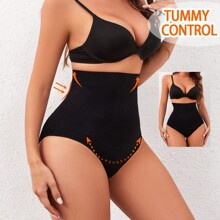 Womens Solid Color High Waist Tummy Control Shapewear Bottoms | SHEIN