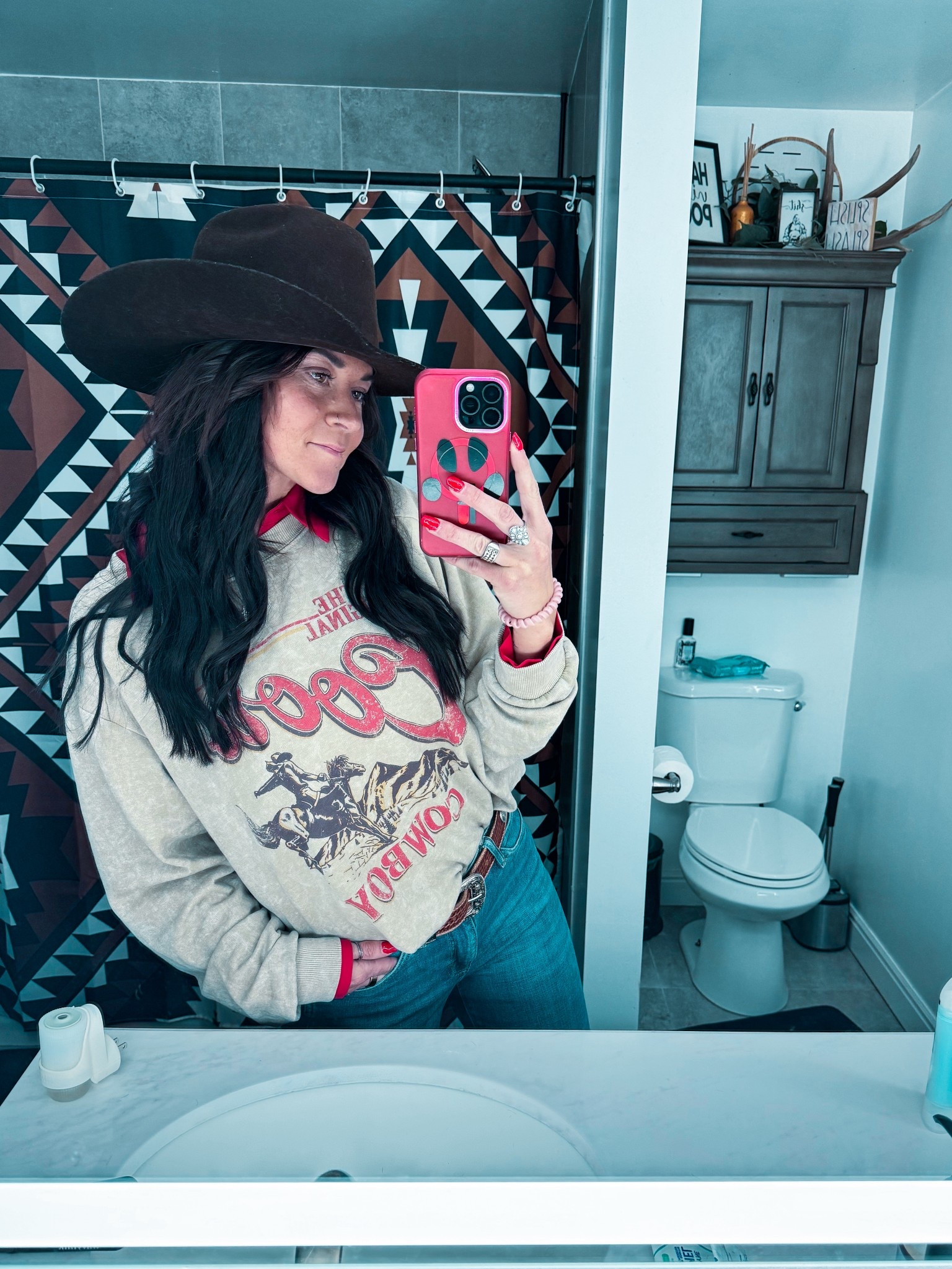 Rodeo OOTD 🖤
Hat from @prohats
#rodeo #rodeooutfit #westernoutfit #winteroutfit 

#LTKgrwm #LTKootd #LTKdayinmylife