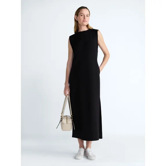 Scoop Women's and Women's Plus Scubaknit Sleeveless Maxi Dress, Sizes XS-4X | Walmart (US)