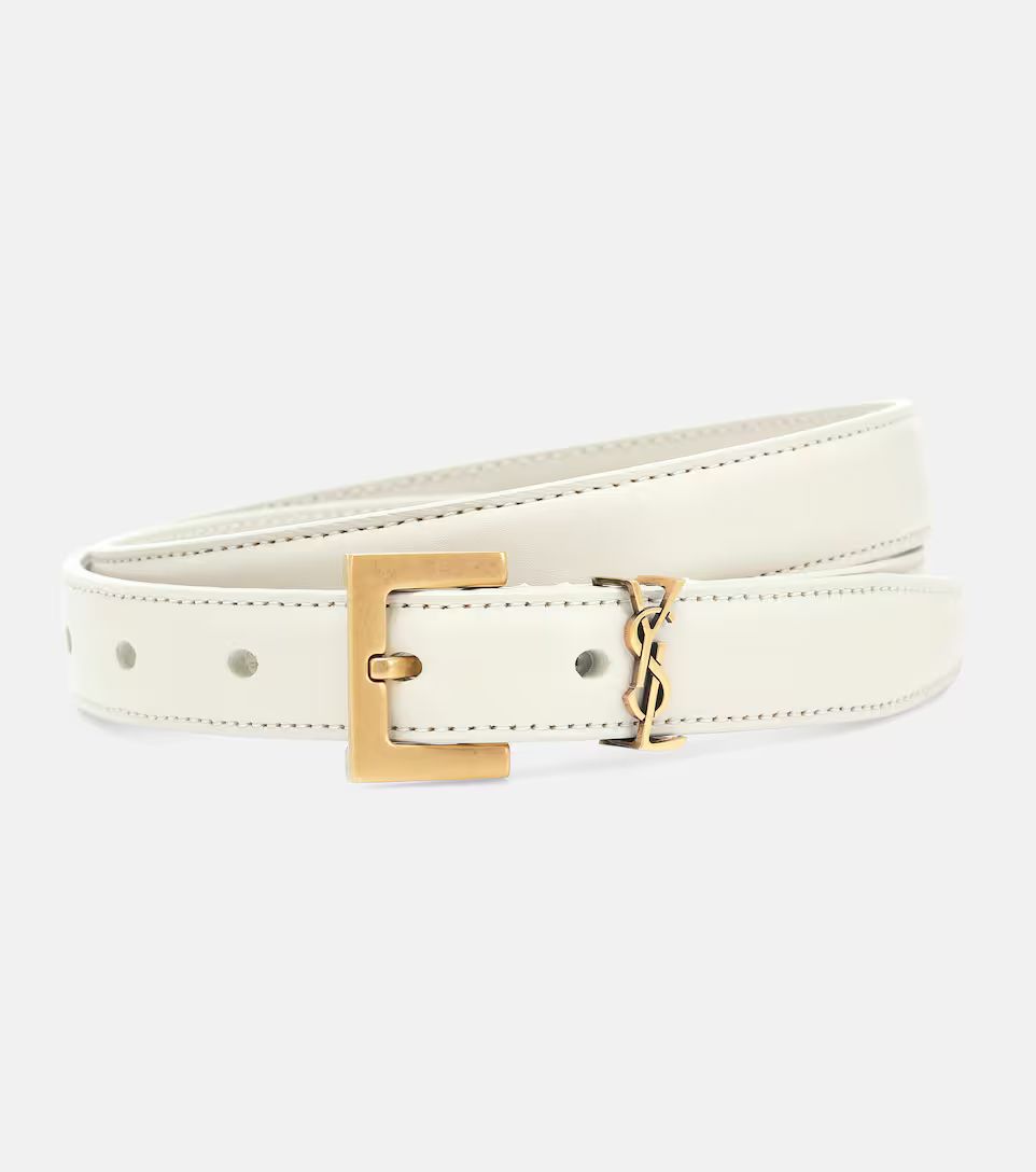 Monogram leather belt | Mytheresa (UK)