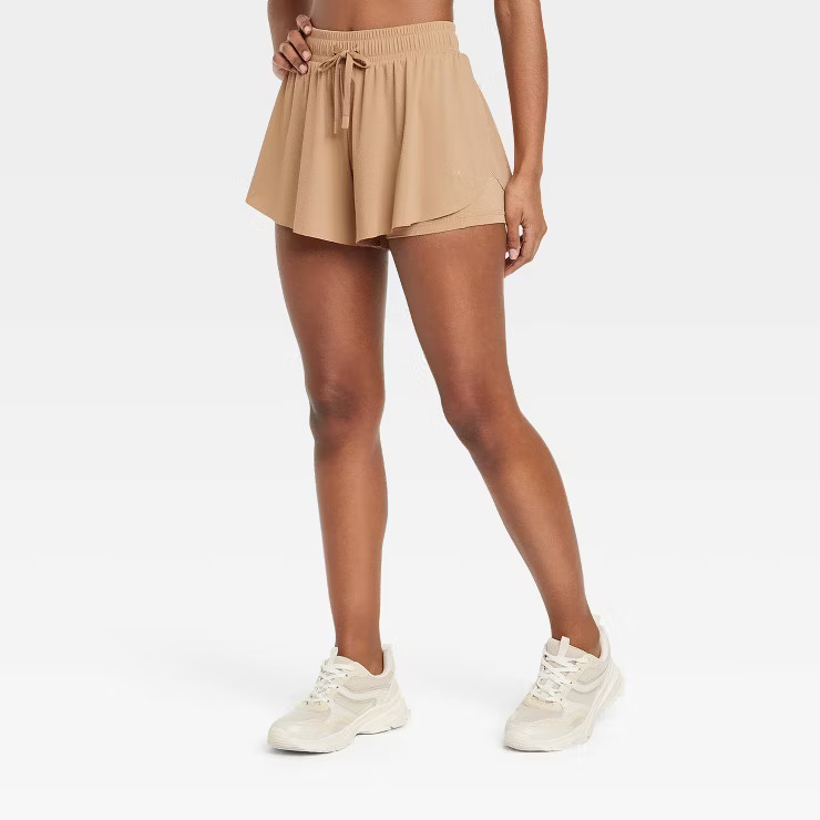 Women's Double Layer Run Shorts - JoyLab™ | Target