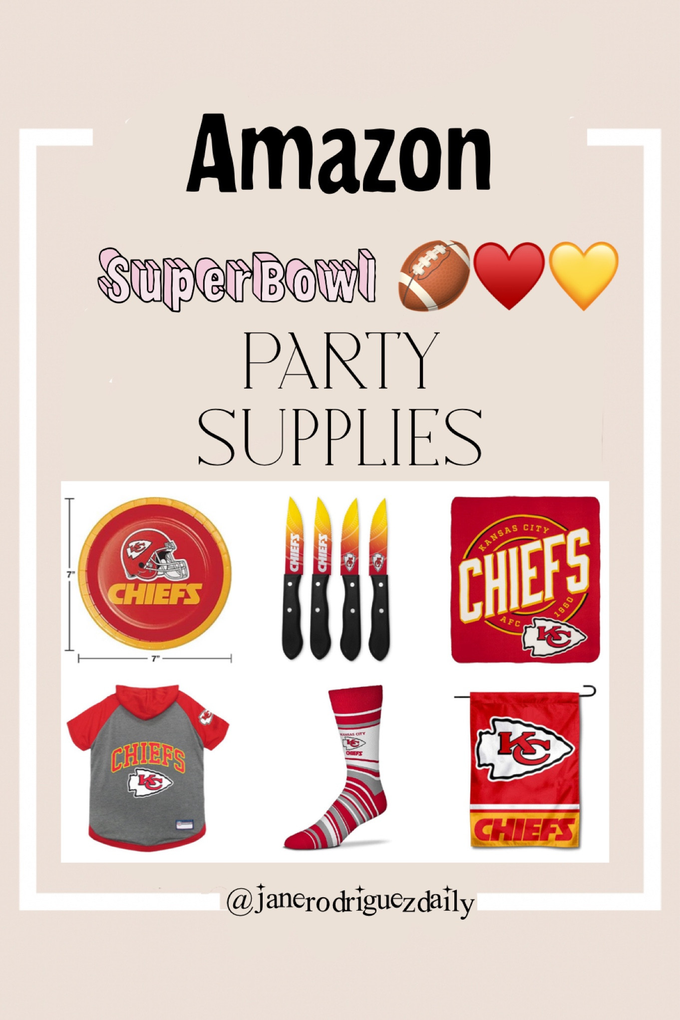 Amazon Superbowl Party Chiefs