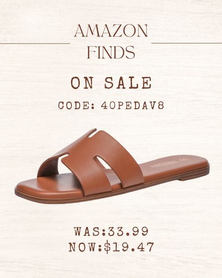 On sale! Amazon spring and summer sandals are on a big deal right now. Use code: 40PEDAV8 at check out.

#LTKsalealert #LTKshoecrush #LTKstyletip