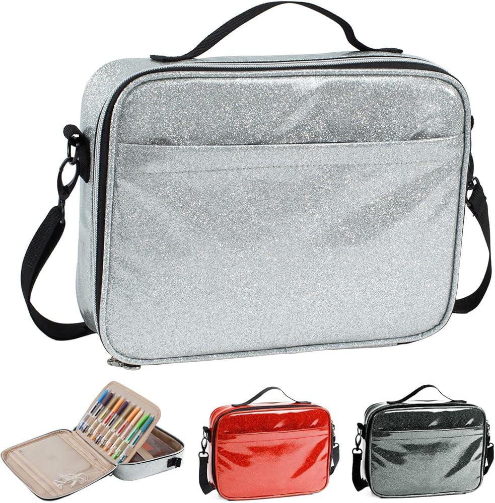 Glitter Bible Case for Girls, women's Bible Covers, Bible Bags and Totes, Large Bible Cover with ... | Amazon (US)