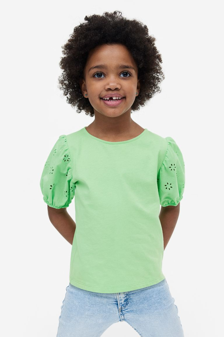 Puff-sleeved Top | H&M (US + CA)