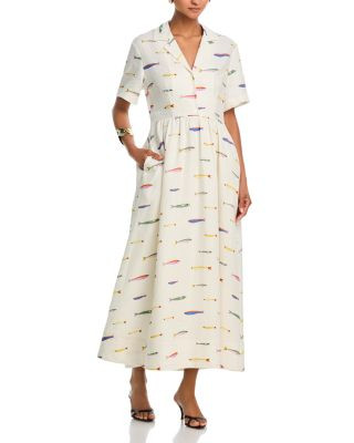 STAUD Meryl Linen Shirt Dress  | Bloomingdale's Women | Bloomingdale's (US)