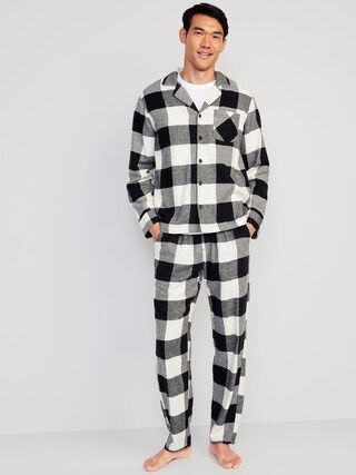 Flannel Pajama Set for Men | Old Navy (CA)