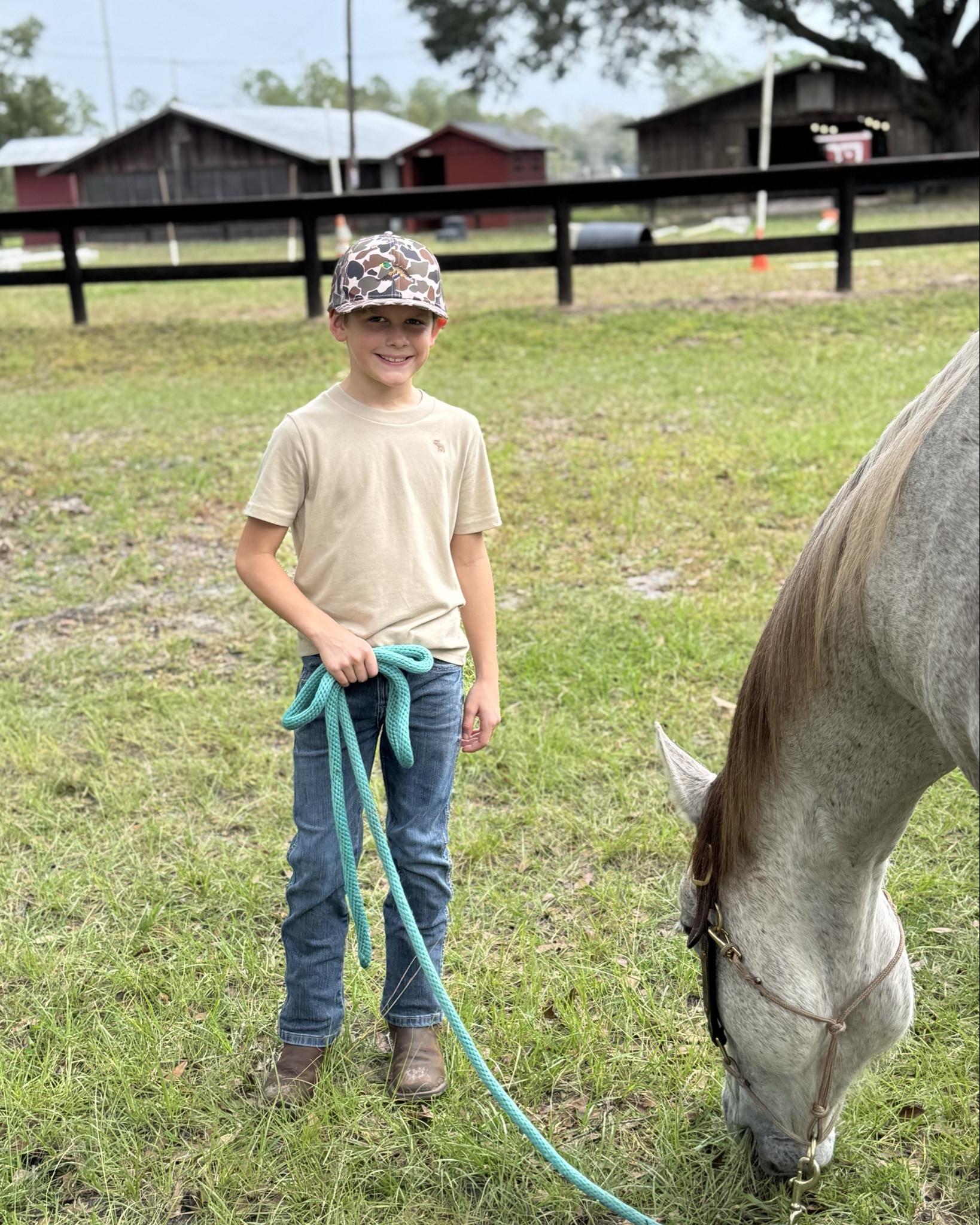 I love these Wrangler boot cut jeans on him 🥹 His basic tee is ON SALE ‼️(comes in so many colors)
Best boys boots - he wears these all the time & has for a year. 
My little cowboy 🫶🏼🐴

Cowboy boots. Kids boots. Boys western wear. 

#LTKKids #LTKSaleAlert #LTKHoliday