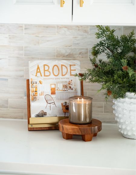 Fun little decor corner from Target Home! Abode magazine book is from Amazon  

#kitchenremodel
#targethome
#modernstyle