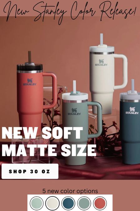 New #Stanley Quencher color releases in Matte! 

#LTKfit #LTKFind #LTKhome