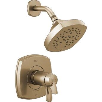 Delta Stryke Champagne Bronze 2-handle Shower Faucet | Lowe's