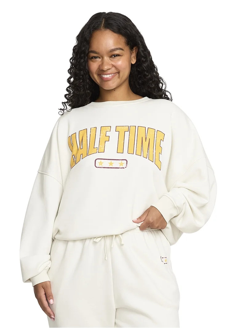 Mills by Millie Bobby Brown Women's Graphic Crewneck Sweatshirt, Sizes XXS-XXXL | Walmart (US)