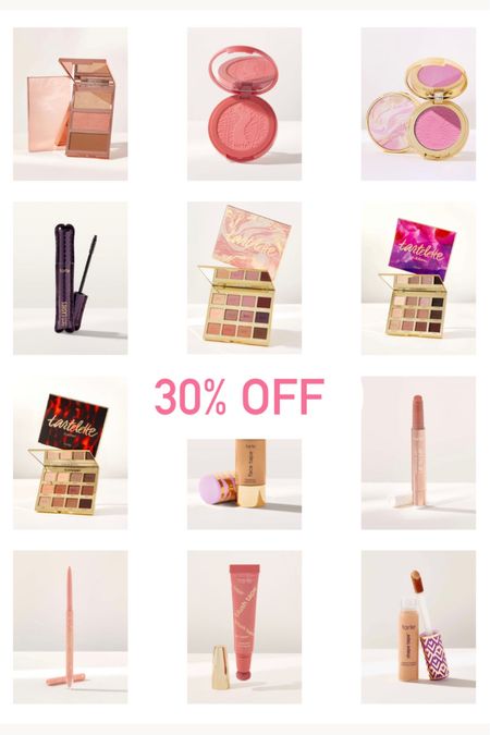 Makeup sale 30% off Tarte cosmetics. I love their concealer, eye shadow palettes, and mascara! 



#LTKsalealert #LTKbeauty #LTKSale