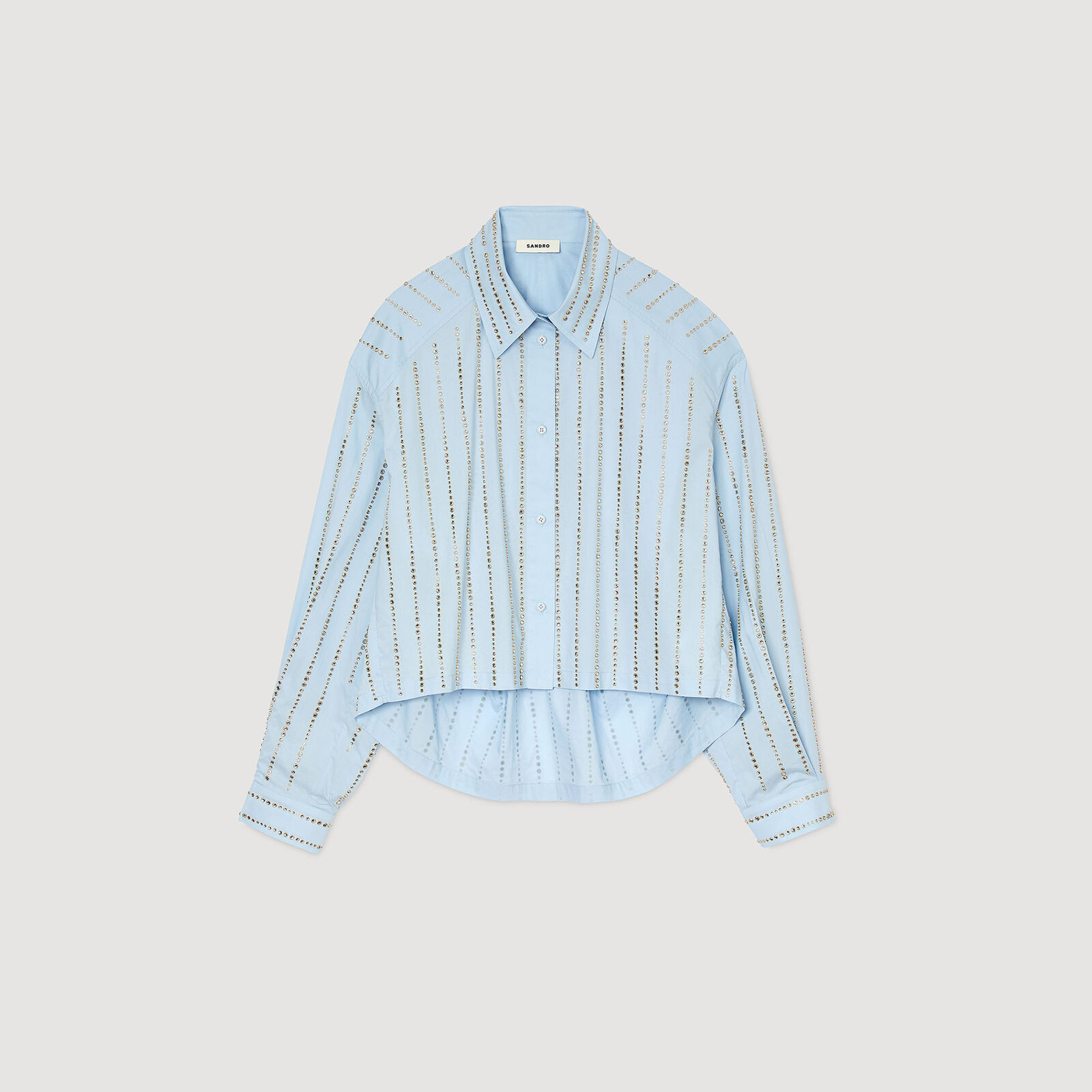 Rhinestone shirt | Sandro US | Sandro-Paris US