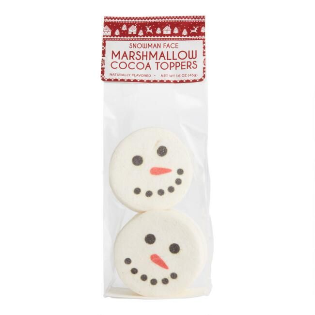 Melville Marshmallow Snowman Drink Toppers 4 Pack | World Market