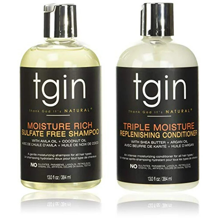 tgin Shampoo + Conditioner Duo For Natural Hair - Dry Hair - Curly Hair - Walmart.com | Walmart (US)