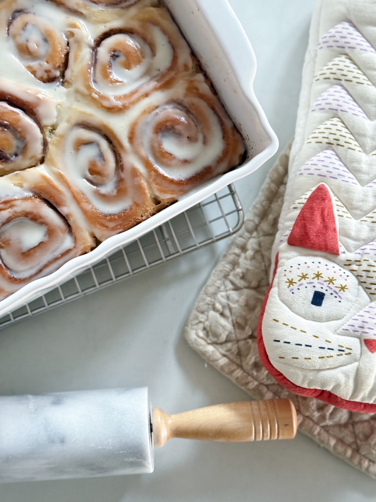 Slow, intentional Sunday mornings with homemade cinnamon rolls. My cute oven mitt is sold out & my marble rolling pin is a vintage find, but tagging similar. 

cinnamon rolls-homemade cinnamon rolls-baking at home-baking dish-ceramic bakeware-marble rolling pin-rolling pin-oven mitts-quilted oven mitt-kitchen tools-kitchen accessories-baking essentials-cozy kitchen-home baking-dessert baking-breakfast baking-sweet treats-coffee time-kitchen decor-kitchen styling-neutral kitchen-home vibes-comfort food-weekend baking-baking inspo-kitchen finds-baking favorites-cozy home-kitchen must haves

#LTKHome #LTKdayinmylife #LTKmomlife