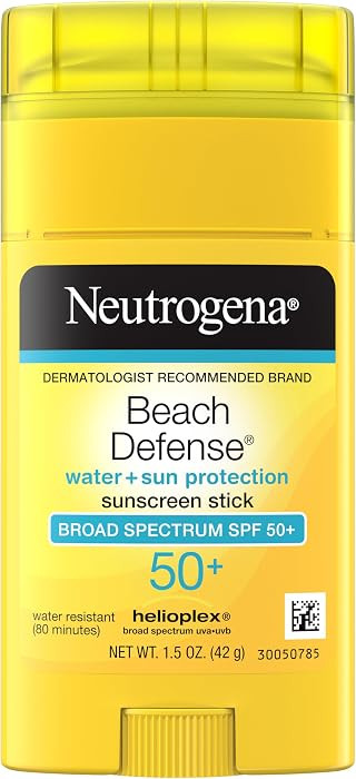 Neutrogena Beach Defense Sunscreen Stick SPF 50, 1.5 oz | Amazon (US)