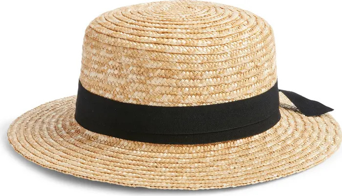 Straw Boater Hat | Nordstrom