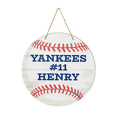 Personalized Baseball Door Sign | Oriental Trading Company