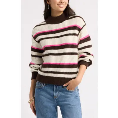 BP. Everyday Easy Mock Neck Sweater in Green Ponderosa at Nordstrom, Size X-Large | Nordstrom