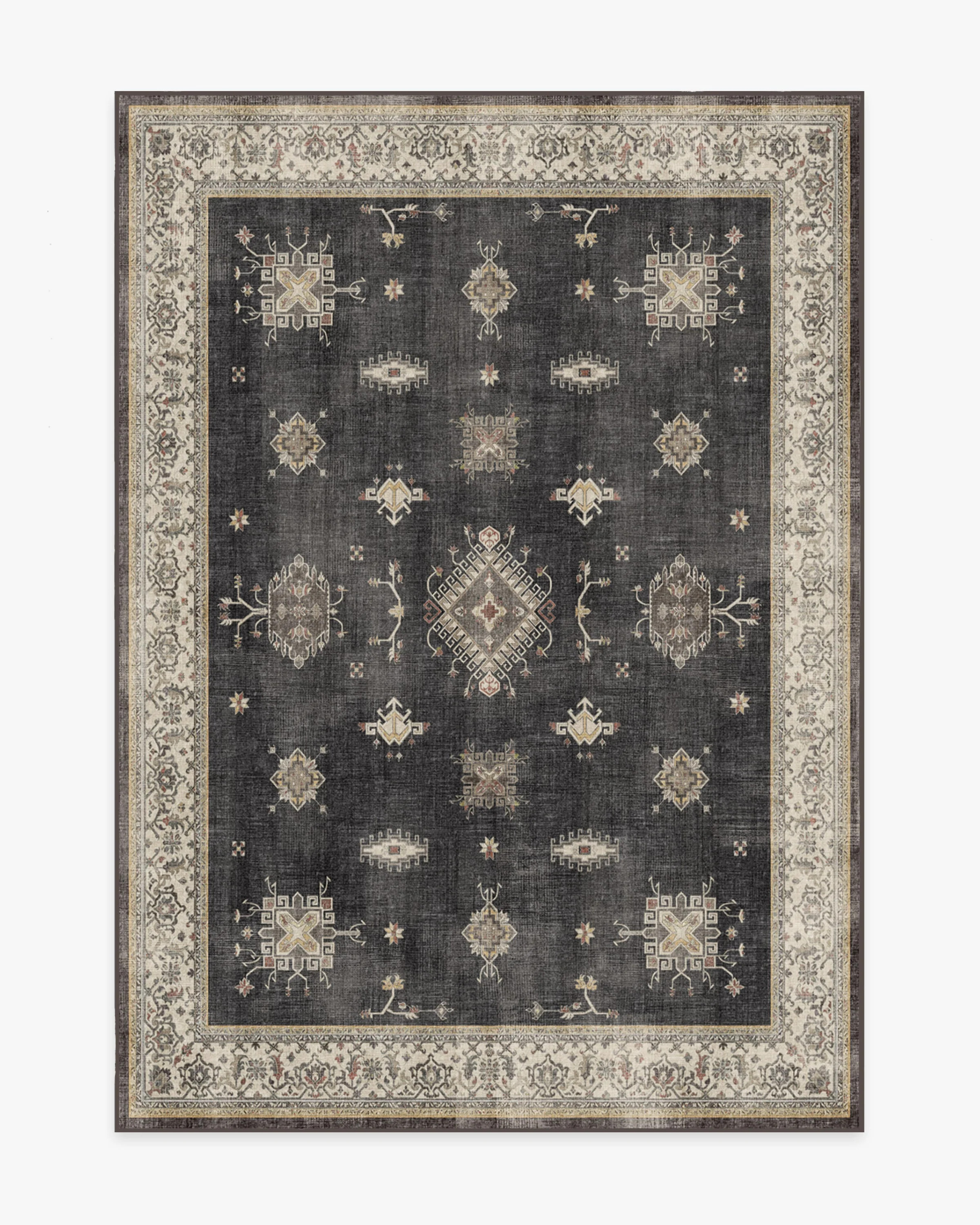 Verena Dark Wood Tufted Rug | Ruggable | Ruggable