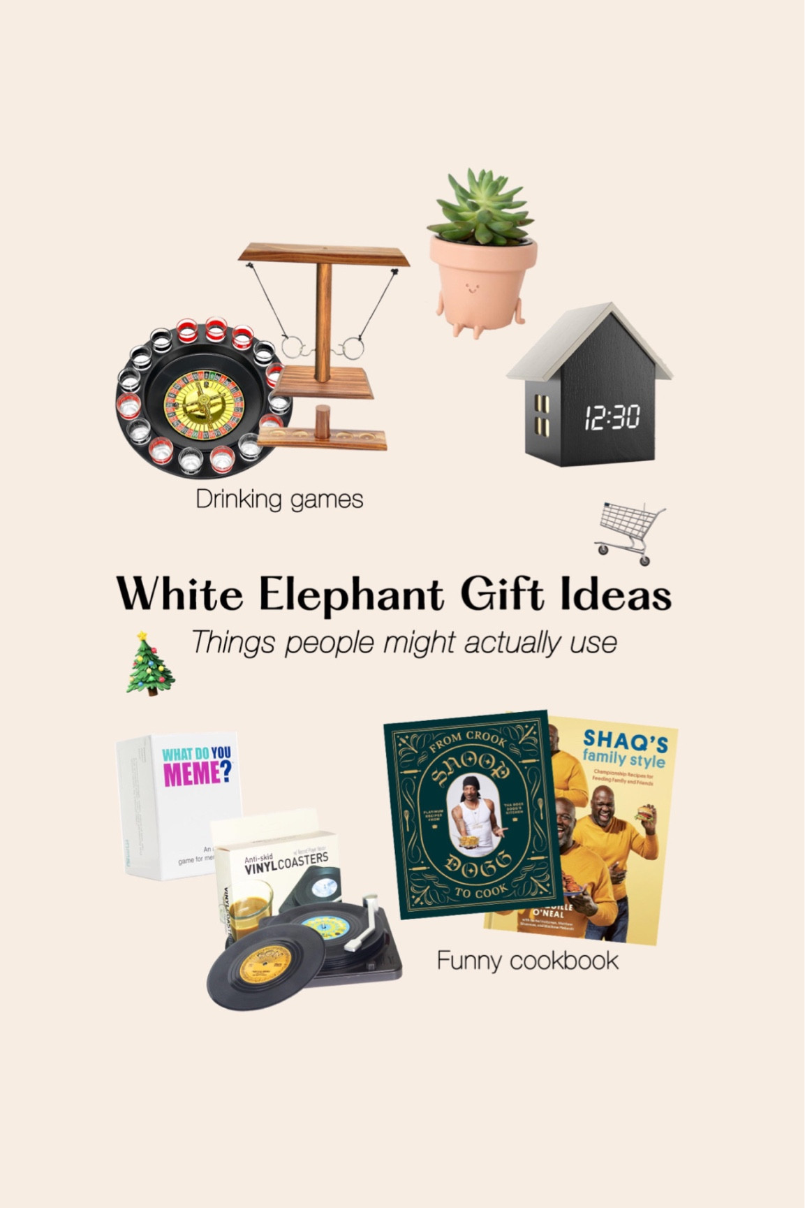 White Elephant gift ideas! White elephant gifts are always a hard one for me but these are some things I found that are funny but somewhat useful! 😂

#LTKsalealert #LTKparties 

#LTKGiftGuide #LTKfindsunder50 #LTKHoliday