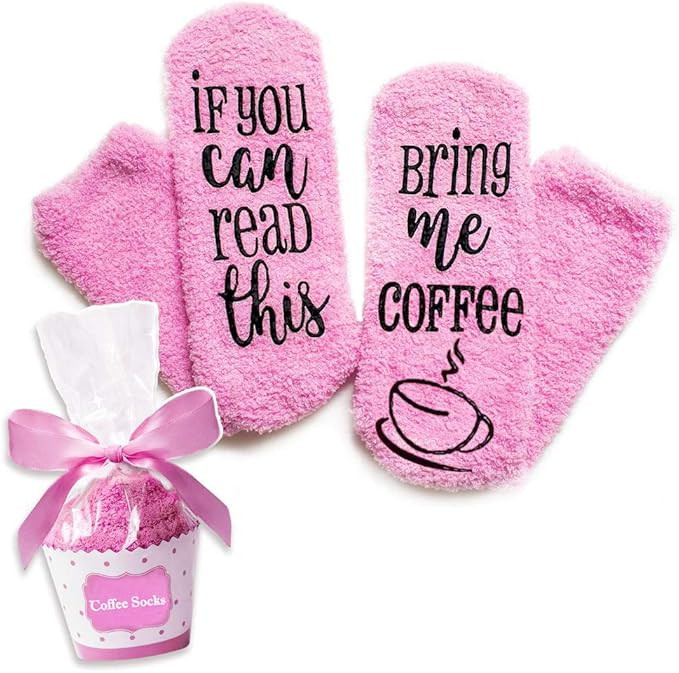 Xpeciall Gift Coffee Socks"If You Can Read This - Bring Me Coffee" Funny Novelty Luxury Socks - ... | Amazon (US)
