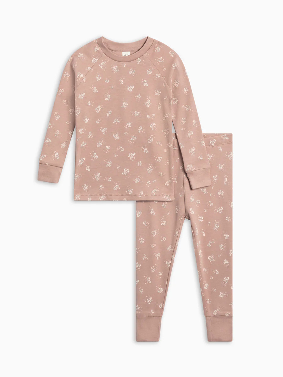 2 Piece Long Sleeve Jammie Set | Colored Organics