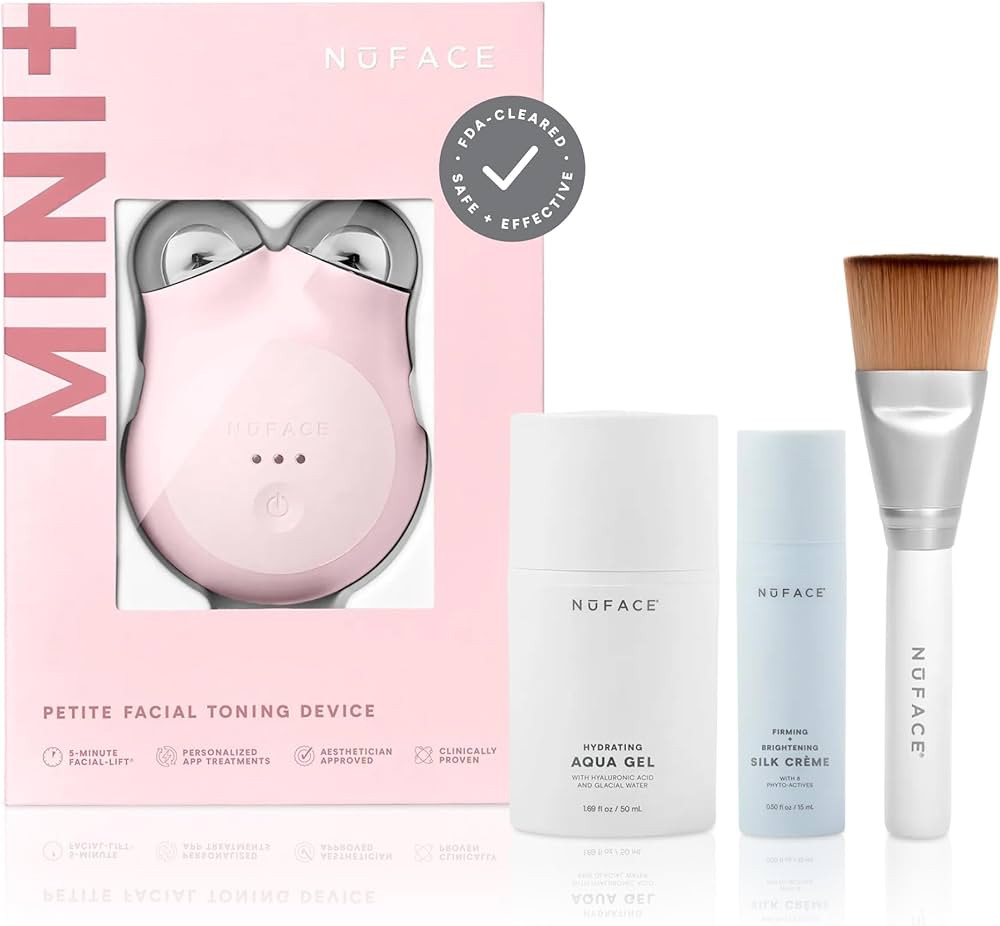 NuFACE MINI+ Microcurrent Facial Device Kit - FDA Cleared Face Sculpting & Skin Tightening Device... | Amazon (US)