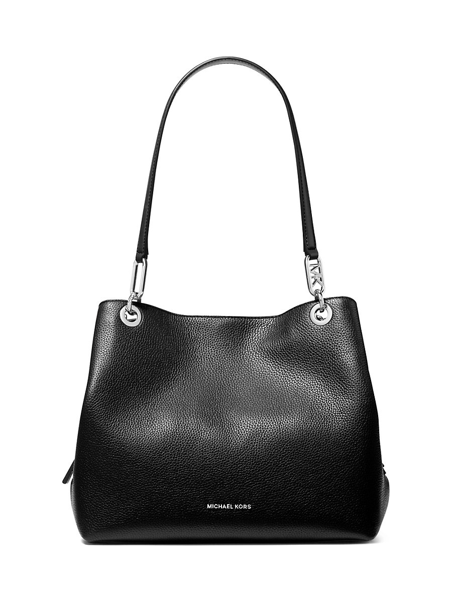 Women's Large Leather Tote Bag - Black | Saks Fifth Avenue