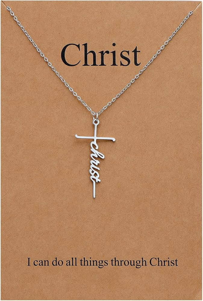 Lcherry Faith Cross Pendant Necklace for Women Religious Christian Jewelry Mother's Day Gifts for... | Amazon (US)