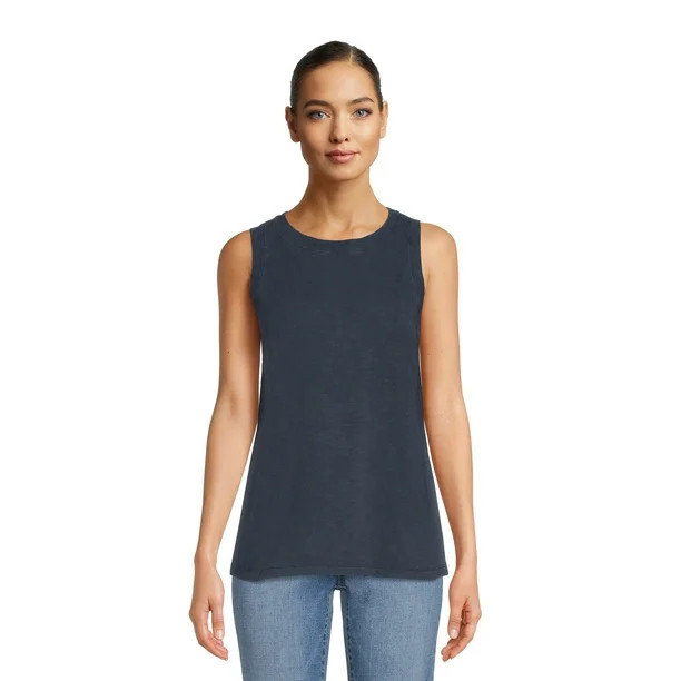 Time and Tru Women's Mineral Wash Tank Top, Sizes XS-XXXL | Walmart (US)
