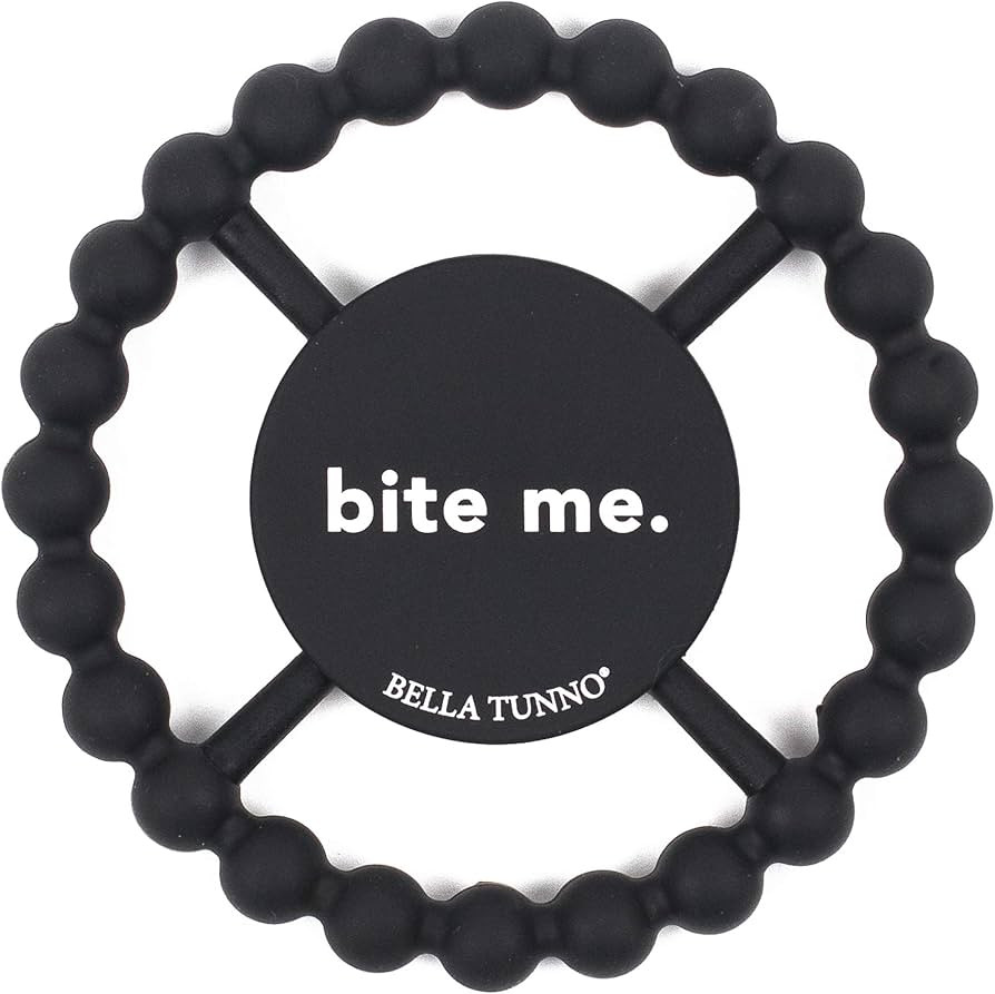 Bella Tunno Happy Teether – Soft & Easy Grip Baby Teether Toy, Silicone Teether Ring to Help So... | Amazon (US)