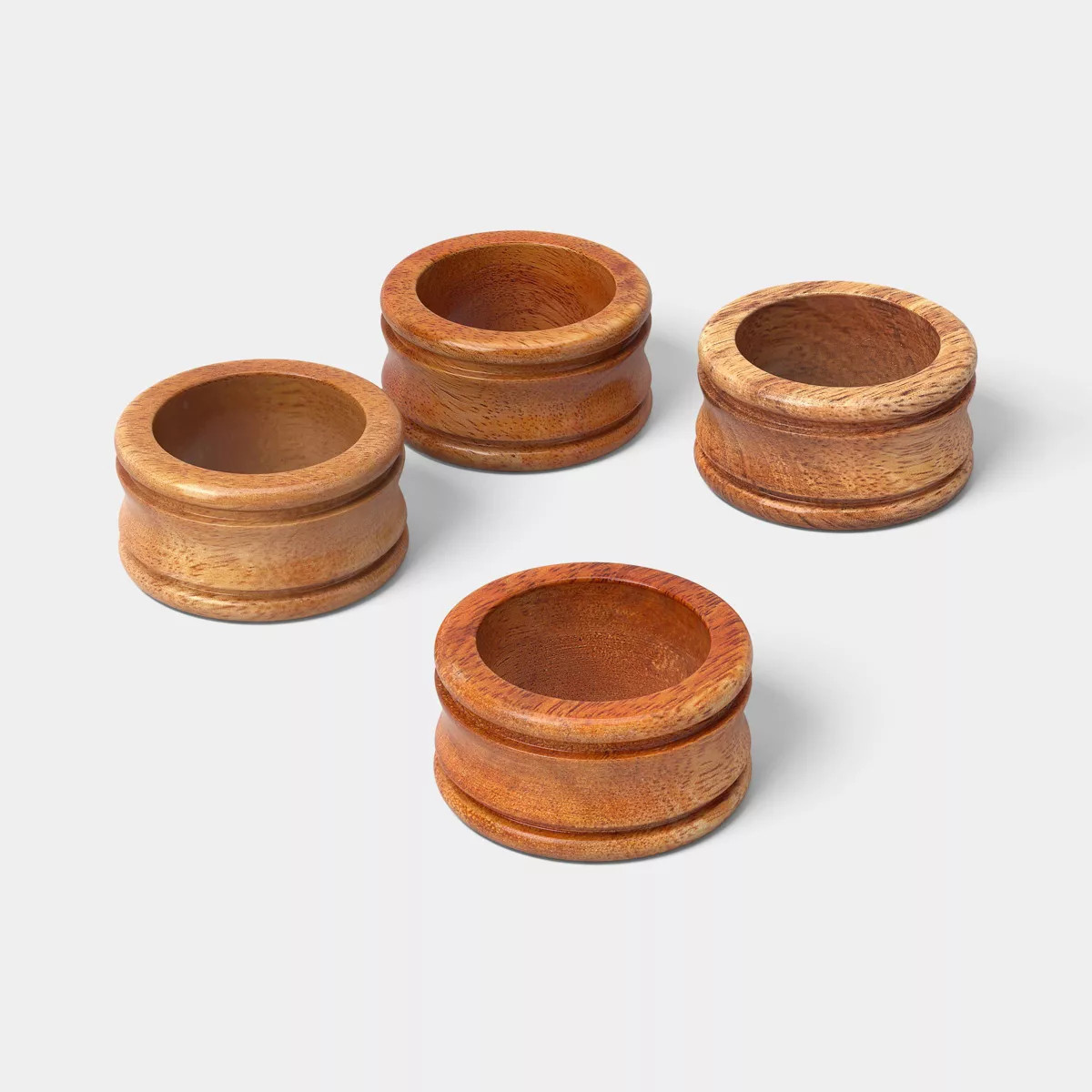 4pk Wood Napkin Rings - Threshold™ | Target