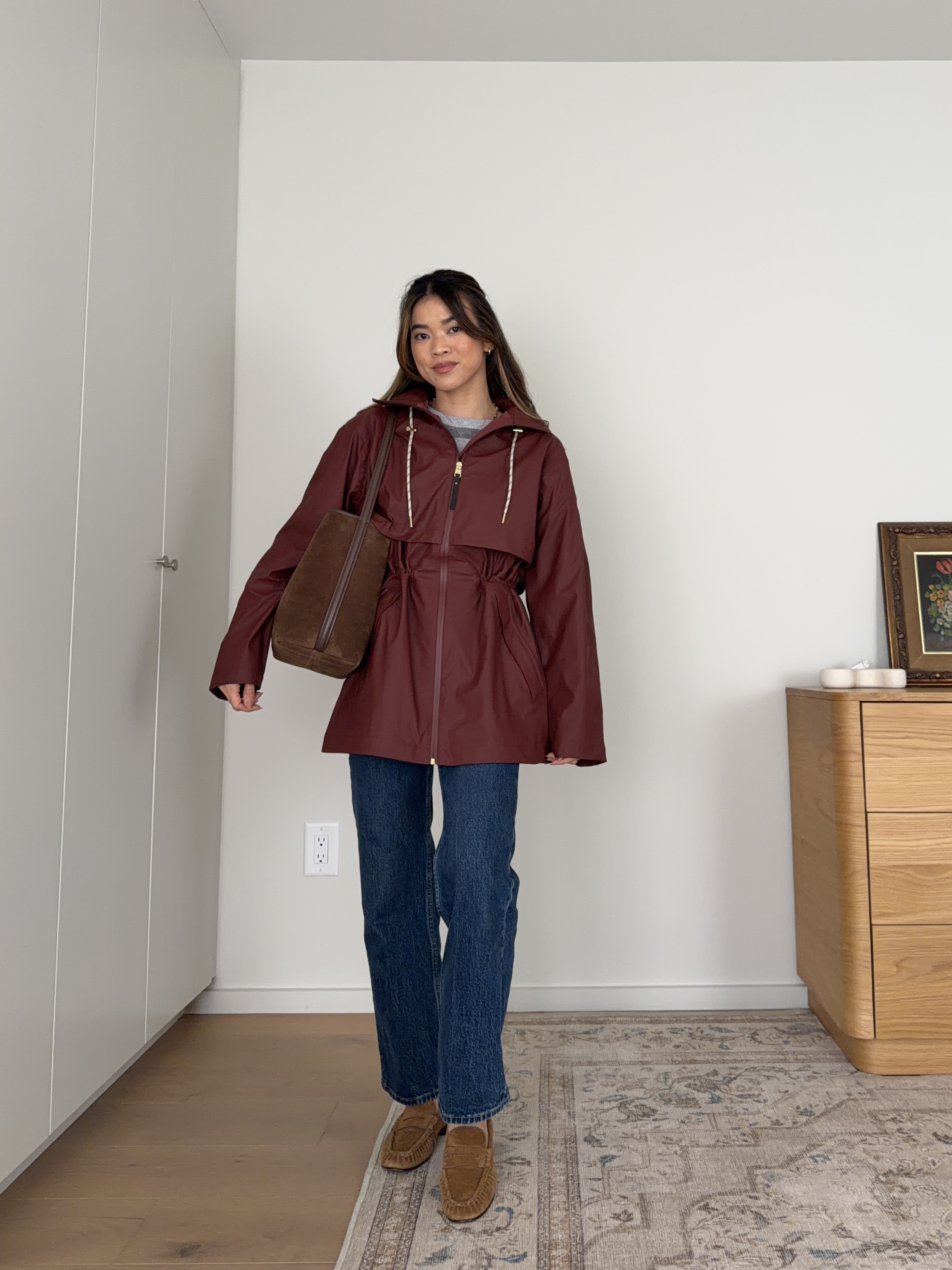 I love this @Varley rain jacket!

Sizing info: 
-Aritzia Outpost Sweater (Size small in hthr chrm/ hthr dk gry) 
-Abercrombie High Rise Relaxed Straight Jean (Size 23 Extra Short in Medium Wash) 
-Varley Alyssa Rain Jacket (Size XS in Andorra Brown)

petite fashion, get dressed with me, outfit inspiration, ootd, nashville outfit, Nashville influencer, petite style, vacation style, casual outfits, mom style, petite pants, fall outfits, fall outfit info, fall pants, fall outfit idea, fall top, fall sweater, fall shoes, Varley, Varley tryon, Varley unboxing, Varley for petite, rain jacket, fall rain coat

#LTKootd #LTKSeasonal #LTKPetite