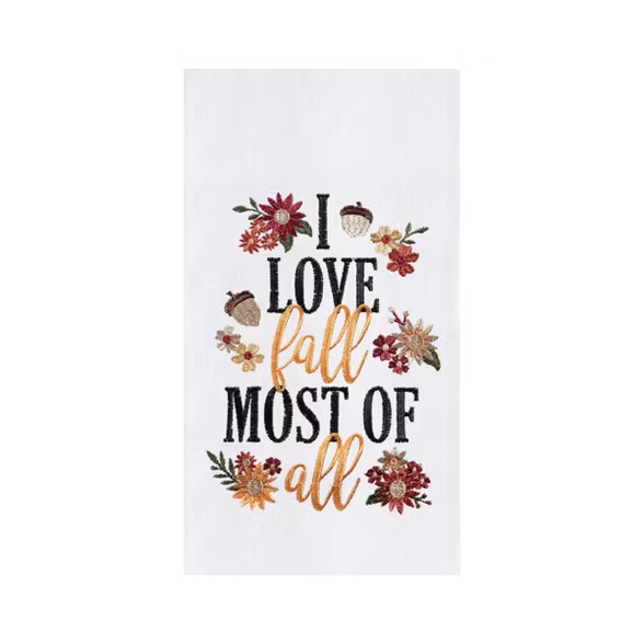 C&F Home I Love Fall Flour Sack Kitchen Dishtowel | Target