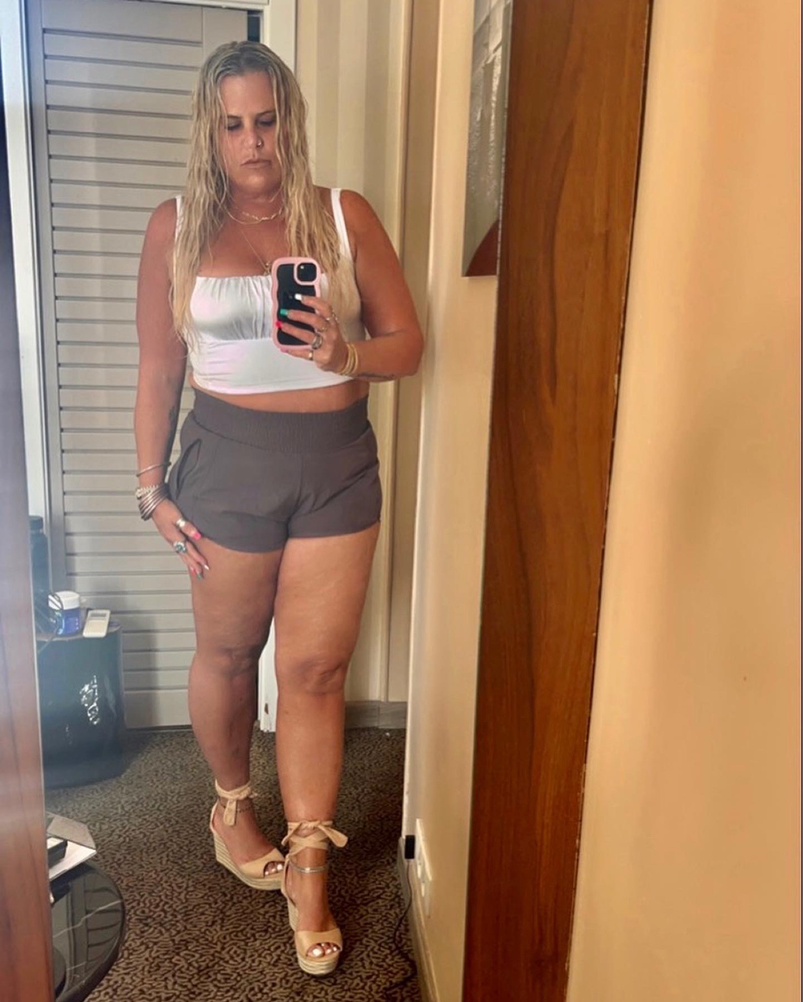 Love this #eurovibe short shorts w #wedgesandals and cute tank . #ltkeurope #ltkcurves #ltkshortset

#LTKcurves #LTKtravel #LTKeurope