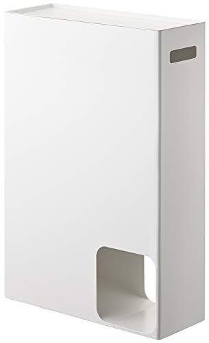YAMAZAKI home 2294 Toilet Paper Stocker-Bathroom Storage Organizer Dispenser, One Size, White | Amazon (US)