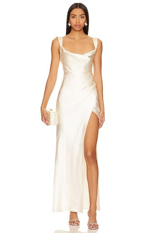 Havanna Dress in Ivory | Revolve Clothing (Global)