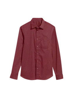 Regular Fit Built-In Flex Everyday Poplin Shirt for Men | Old Navy (US)