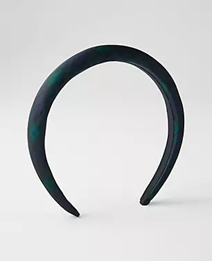 Tartan Embellished Headband | Ann Taylor