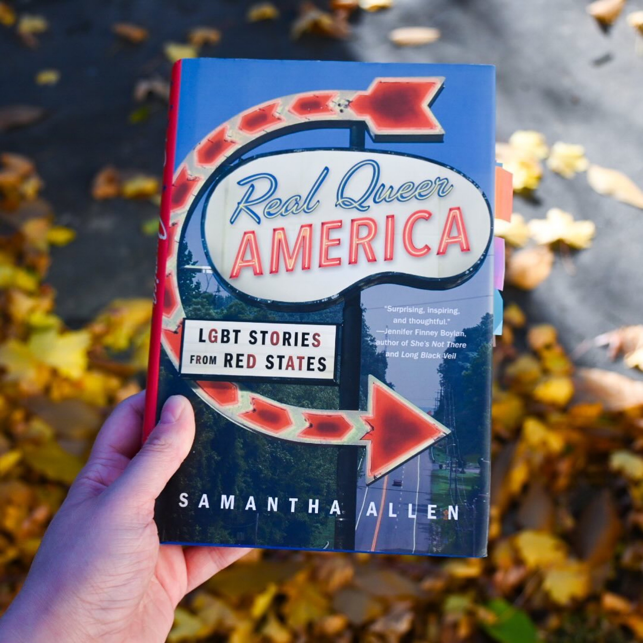 I don’t have the right words because most of it has already been said better than I could, but I do have a book recommendation which I believe is my love language. 

A book that everyone should read is “Real Queer America” by Samantha Allen. I read it back in February of this year and I was ashamed to have had it sit on my shelf since 2019. In “Real Queer America”, Samantha Allen, a transgender woman and journalist road trips throughout red states meeting up with queer and trans folks she is revisiting and/or meeting for the first time. She makes stops in Utah, Indiana, Texas, Georgia, Tennessee, and Mississippi. 

Here is one of my favorite quotes that I hope will resonate with you. Blaming folks in red states does not help anyone when we live in a broken system. If you’re longing for community like I am, this book does a wonderful job of showing how important community truly is and shall open the eyes of folks who are quick to judge and ridicule folks living in red states. 

“We LGBT people are already everywhere. We are born at the same unstoppable pace in every state —North, South, red, blue and to every household, religious or not. According to the Public Religion Research Institute, 7 percent of millennials and as a thirty something, I fall in the upper end of that age bracket -now identify as LGBT. And not every LGBT person born into a conservative part of America wants to get out.” – Samantha Allen, Real Queer America 

As @i.queer put it best “Don’t blame each other, blame the system. Don’t fight each other, fight the system.” 

Real Queer America is now one of my favorite nonfiction works I’ve had the pleasure of reading and it fits perfectly this month for #NonFictionNovember and it’s also #TransAwarenessMonth. 

Go purchase it from @librofm, @bookshop_org or even request it (and/or place an order) at your local library. As always, I will continue to be visible as a trans man in Pennsylvania and of course, uplifting queer and trans books. 

Community liberation will help us all. We are not free until ALL of us are free. 


#RealQueerAmerica