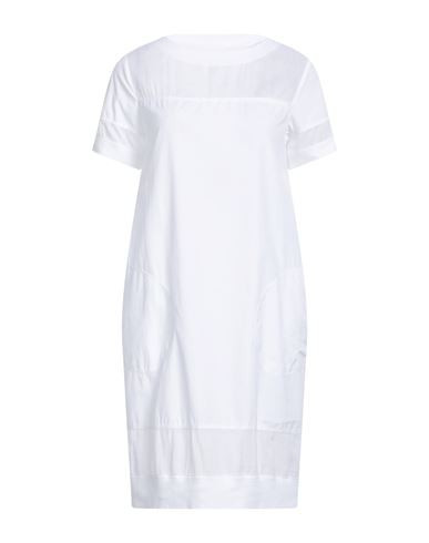 European Culture Woman Mini dress White Size XXS Cotton, Elastane | YOOX (US)