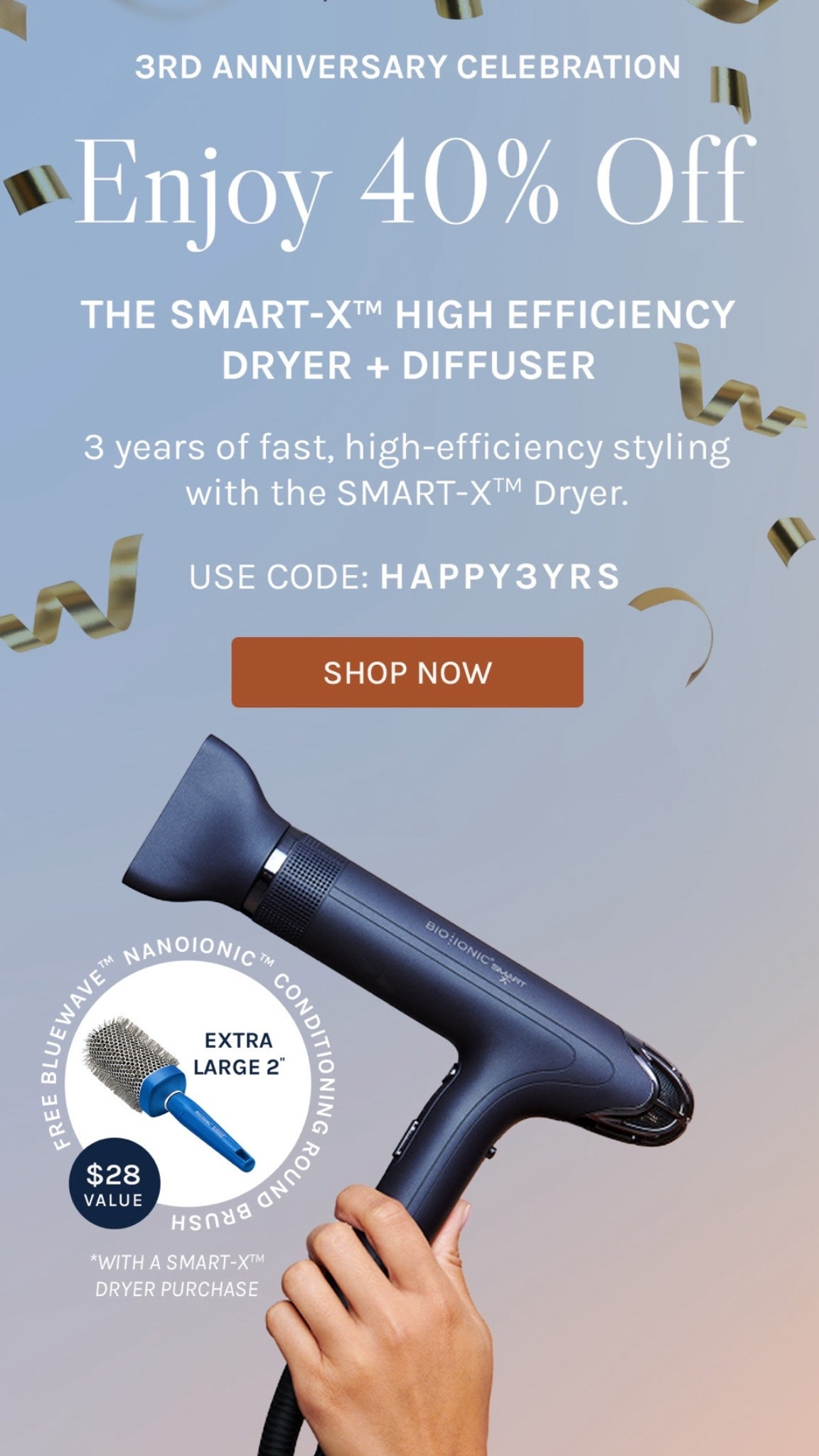 One of the best sales of the year! 
40% off with code HAPPY3YRS

#LTKSaleAlert #LTKStyleTip #LTKBeauty