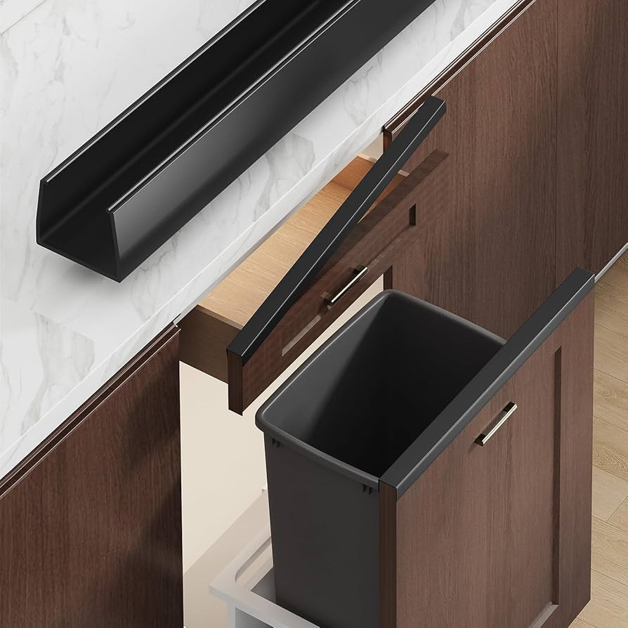 Snugly Fit 18" Length Cabinet Door Protector, Flexible Slip-On Plastic Edge Guard, Thin Edge Prot... | Amazon (US)