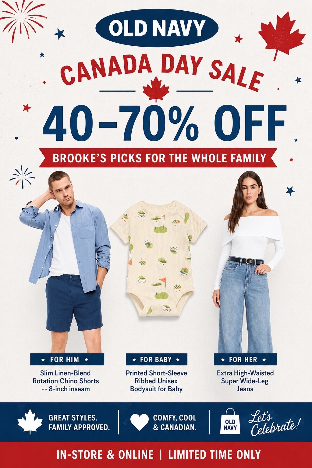 Canada Day Sale at Old Navy

#LTKcanada #LTKsummer