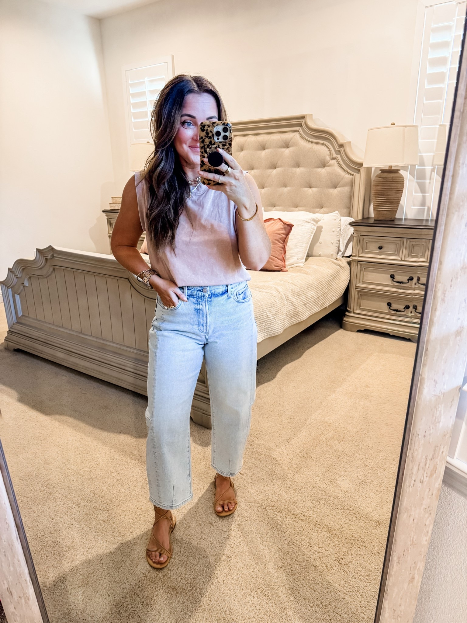 Top - M, Denim - 28 (tts)
5’2” 145 lbs 
—
Amazon set | Matching set | Jeans and a Tshirt | Amazon shirt | Nordstrom denim | Pistola denim | Light wash denim | Barrel leg | Barrel jeans | Press on nails | Fake nails | At home mani

#LTKShoeCrush #LTKSaleAlert #LTKFindsUnder50