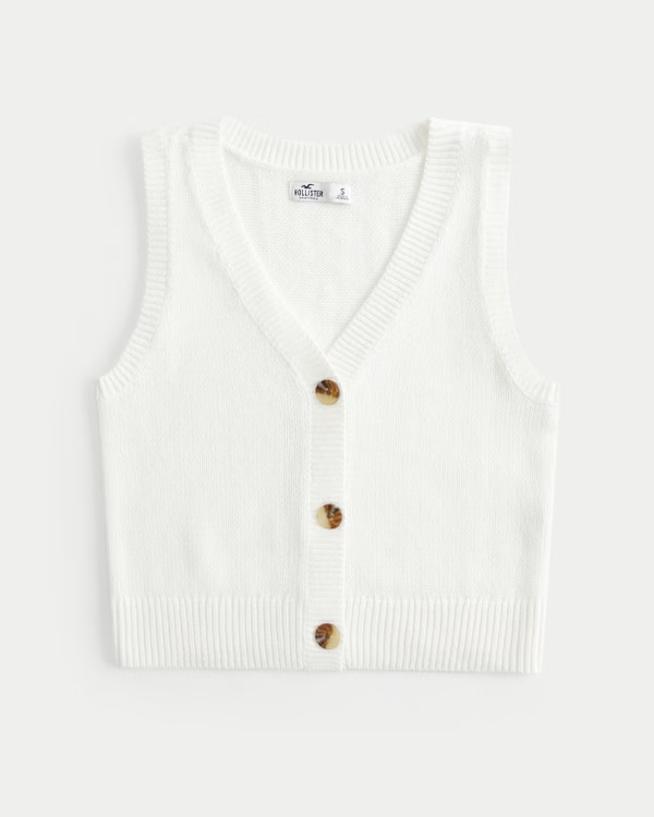 Women's Easy Sweater Vest | Women's Clearance | HollisterCo.com | Hollister (US)